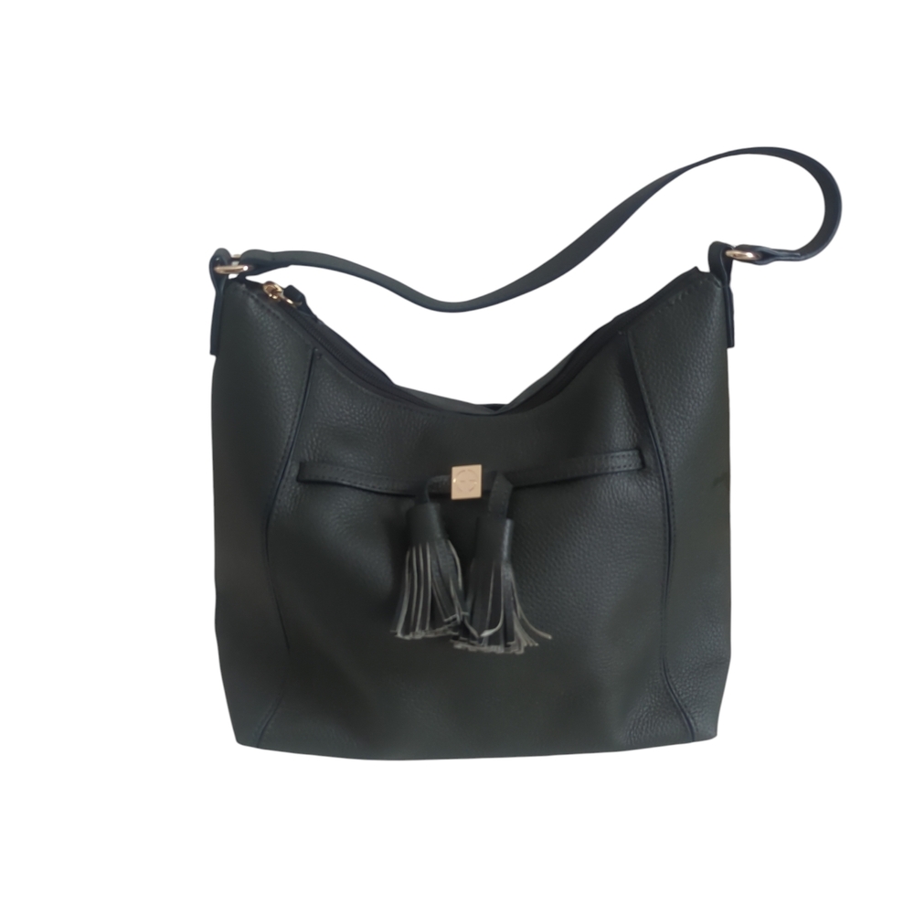 Giani Bernini Black Leather Hobo Bag
